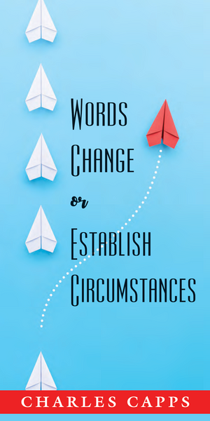 Words Change or Establish Circumstances pamphlet cover