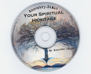 Annette Capps Ancestry.Bible Your Spiritual Heritage CD 