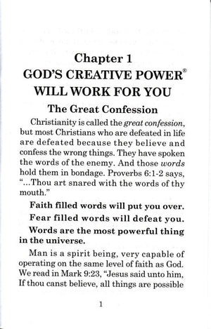 Charles Capps, God's Creative Power Minibook