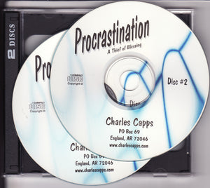 Charles Capps, Procrastination - A Thief of Blessing CDs