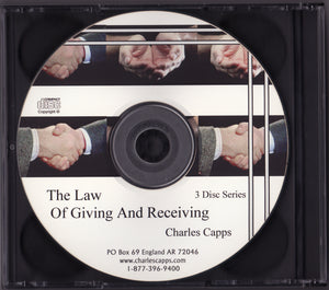 Charles Capps, The Law of Giving & Receiving CD