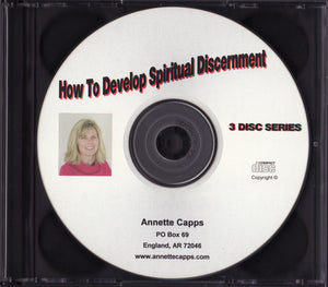 Annette Capps, How to Develop Spiritual Discernment CD