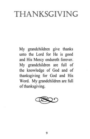 Beverly Capps, God's Creative Power for Grandparents pg 9