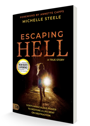 Escaping Hell by Michelle Steele Front Cover side Photo
