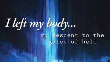 I left my body... article cover image. blue and black background. www.cappsministries.com