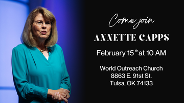 Annette Capps in Tulsa, OK - February 15th!