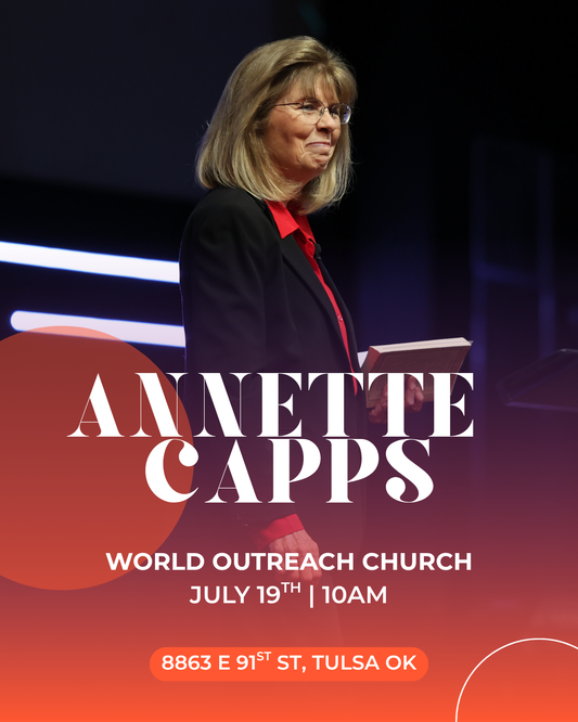 Annette Capps in Tulsa, OK - July 19th!