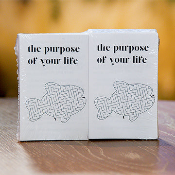 100 shrink wrapped witnessing tracts called The Purpose of Your Life www.cappsministries.com
