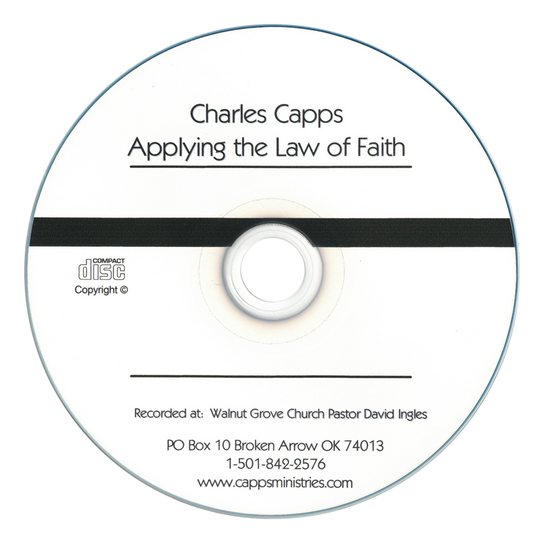 applying the law of faith CD image