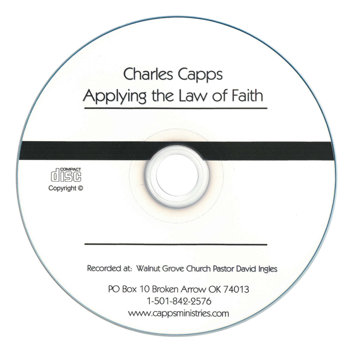 applying the law of faith CD image
