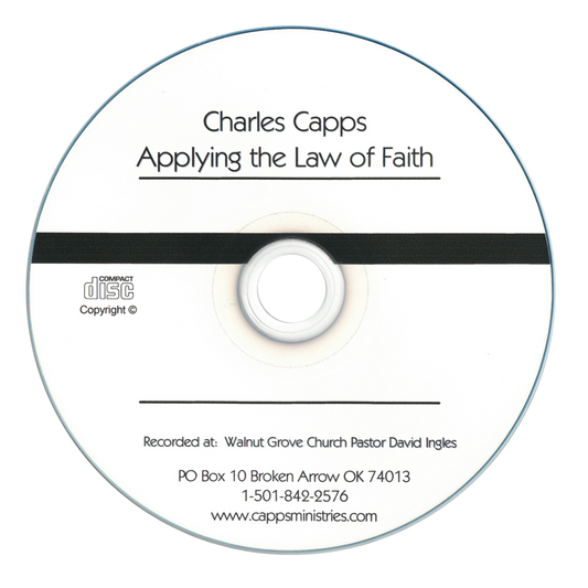 applying the law of faith CD image