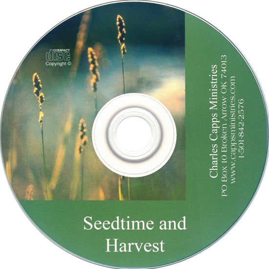 Seedtime and Harvest single cd by Charles Capps Green CD with Plants www.cappsministries.com