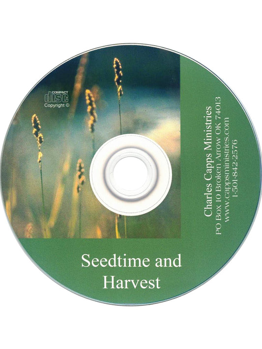 Seedtime and Harvest single cd by Charles Capps Green CD with Plants www.cappsministries.com