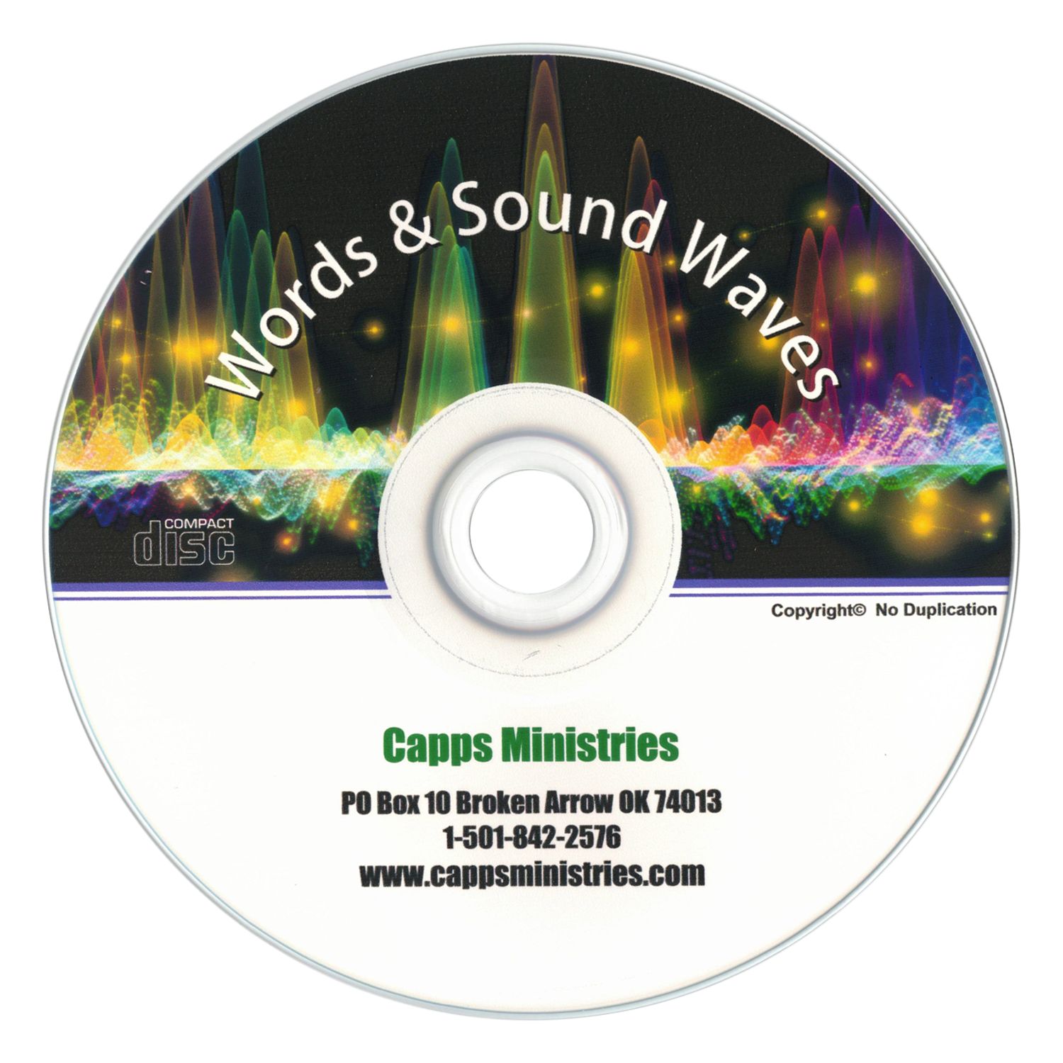 words and sound waves Single CD by Charles Capps cappsministries.com