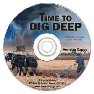 Time to Dig Deep by Annette Capps cappsministries.com