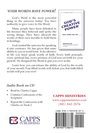 Charles Capps God's Creative Power Will Work For You Audio Book CD