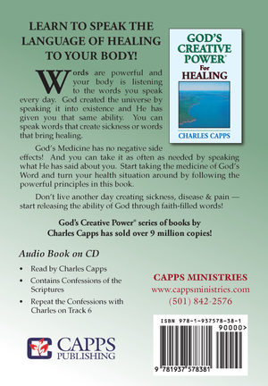 Capps Ministries God's Creative Power for Healing Audio Book CD