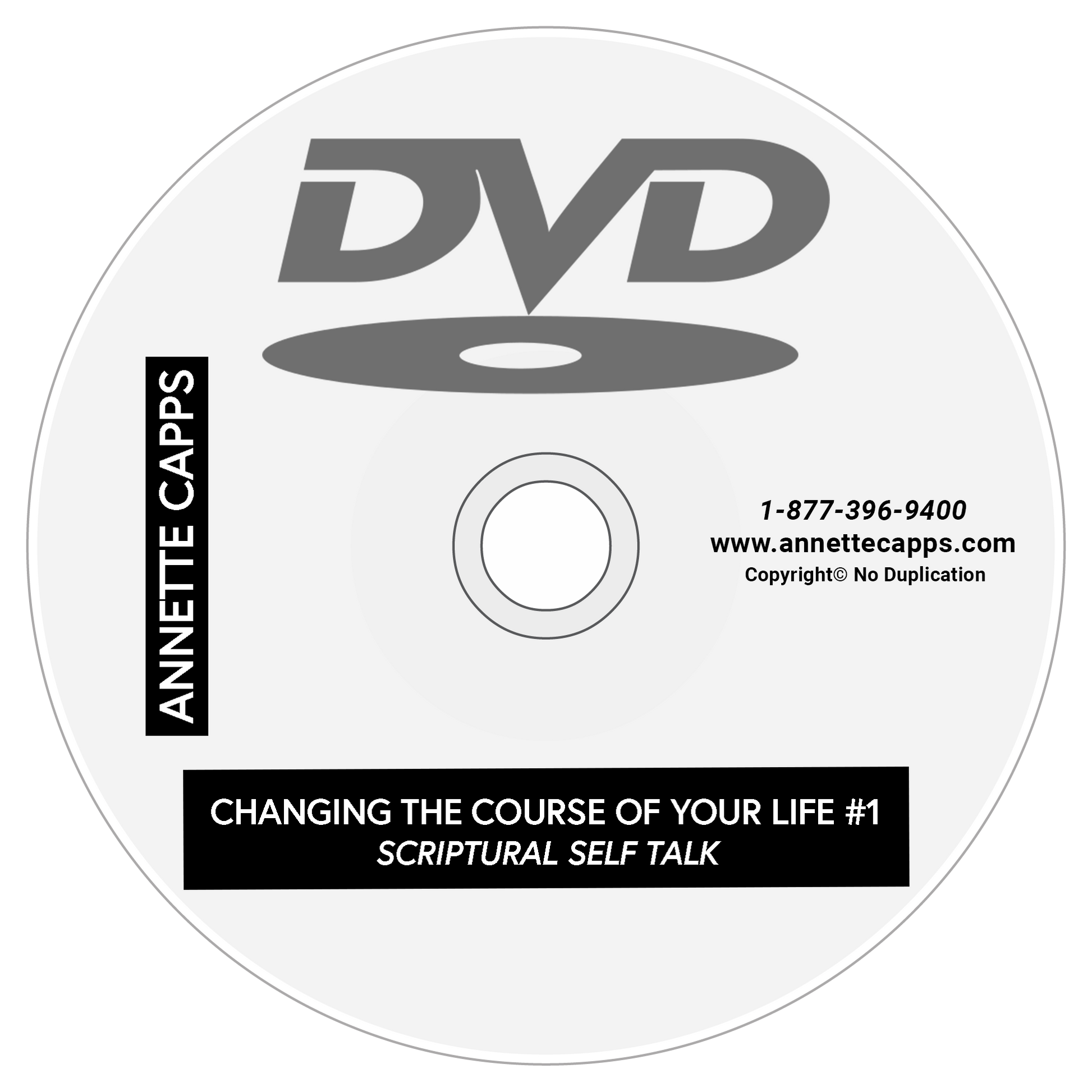 Annette Capps Changing the Course of Your Life #1 Scriptural Self Talk DVD cappsministries.com