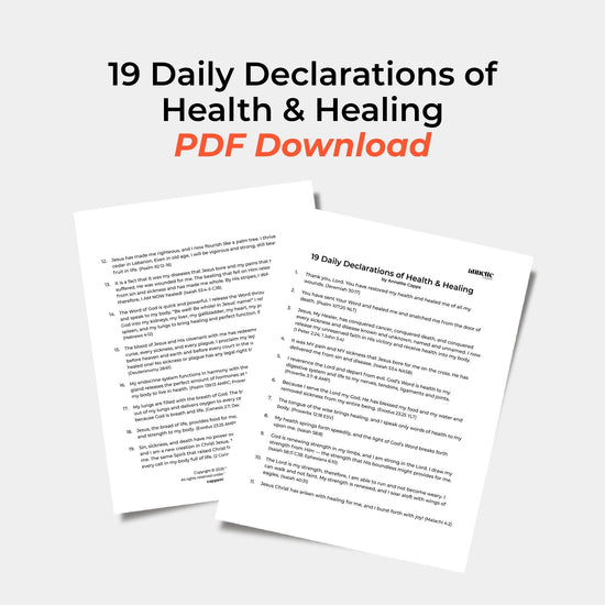 19 declarations of health and healing download