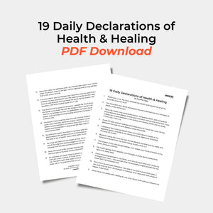19 declarations of health and healing download