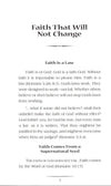 Charles Capps, Faith that Will Not Change Book