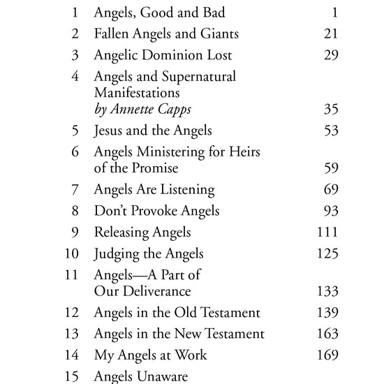 Capps Ministries Angels Book