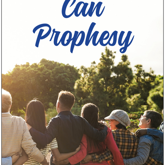 pamphlet cover of 'All Believers Can Prophesy' by Annette Capps with a group of people standing together outdoors.