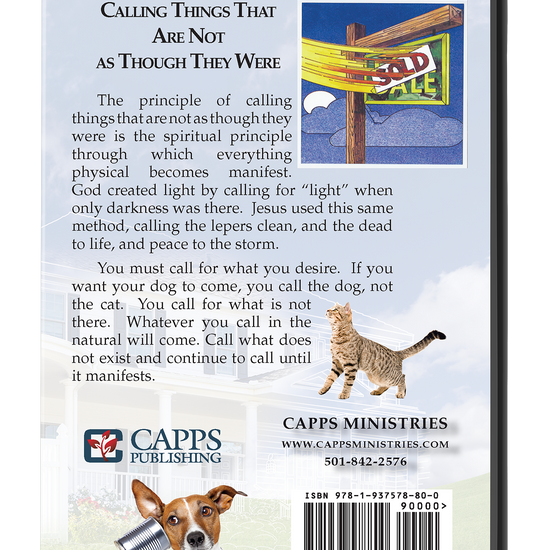 Charles Capps Calling Things That Are Not CD Case Back
