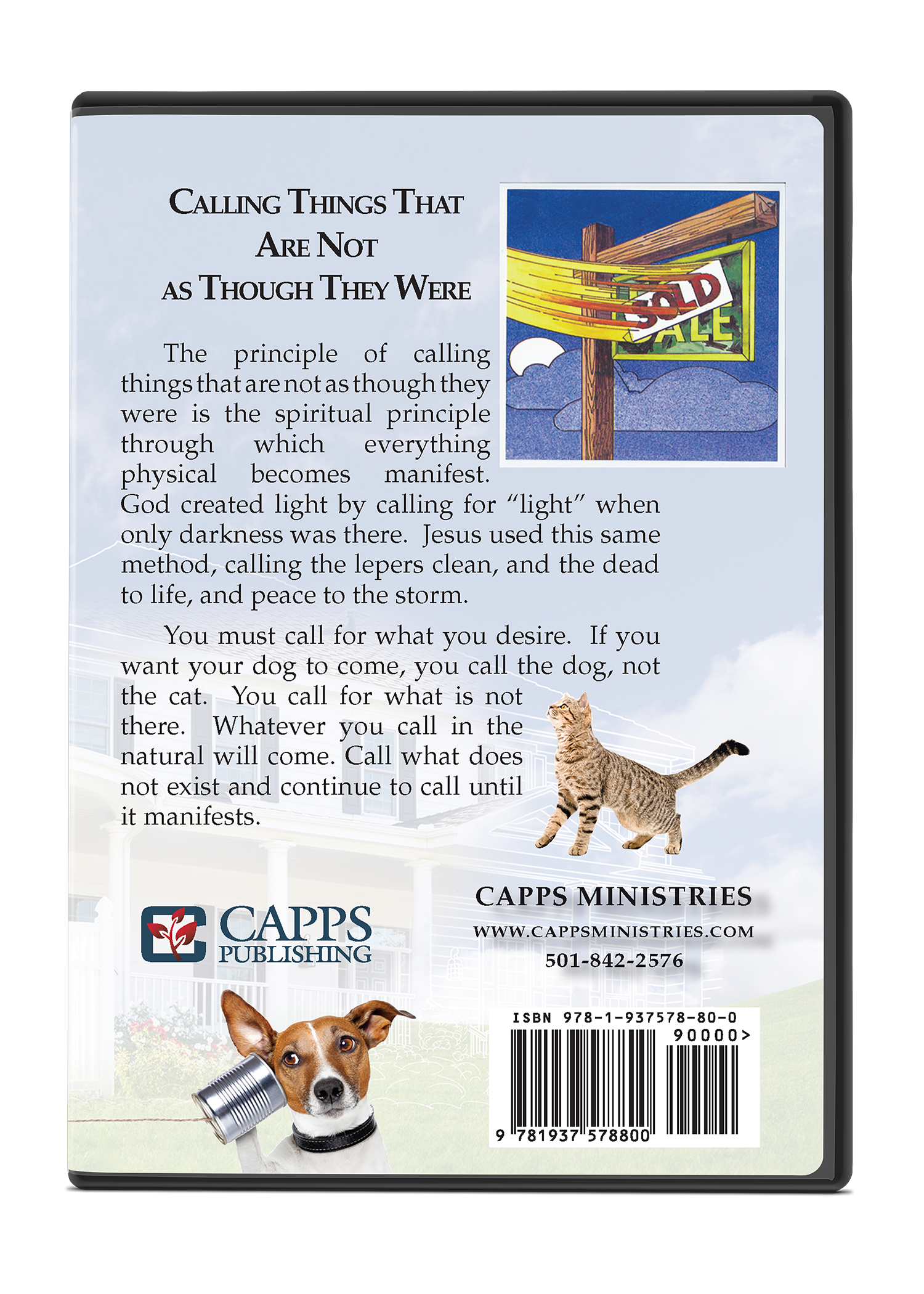 Charles Capps Calling Things That Are Not CD Case Back