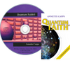 CD and cover of 'Quantum Faith' by Annette Capps on a white background cappsministries.com