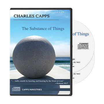 CD set with cover featuring a large stone on a beach and 'Charles Capps'  cappsministries.com