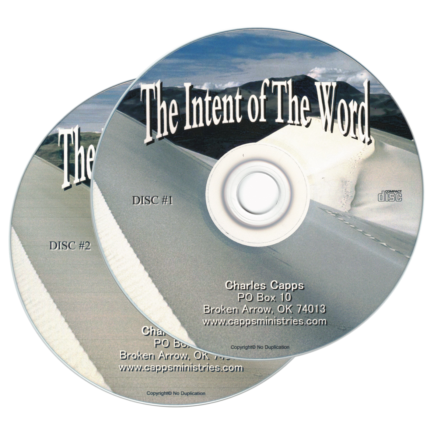 Charles Capps, The Intent of The Word, 2 CDs
