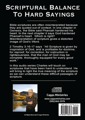 Charles Capps Scriptural Balance to Hard Sayings CD