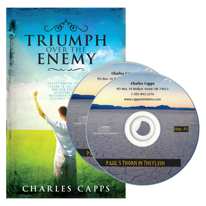 Triumph Over the Enemy Book and Paul's Thorn in the Flesh CDs Image