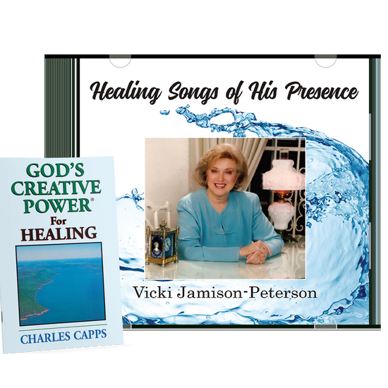 Healing Songs of His Presence by Vicki Jamison-Peterson and GCP Healing by Charles Capps cappsministires.com