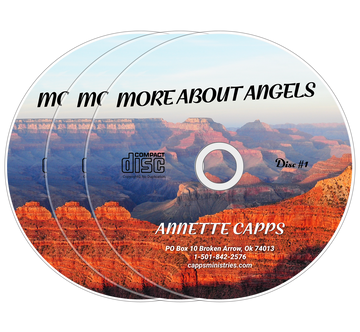 Annette Capps More About Angels CD Covers cappsministries.com