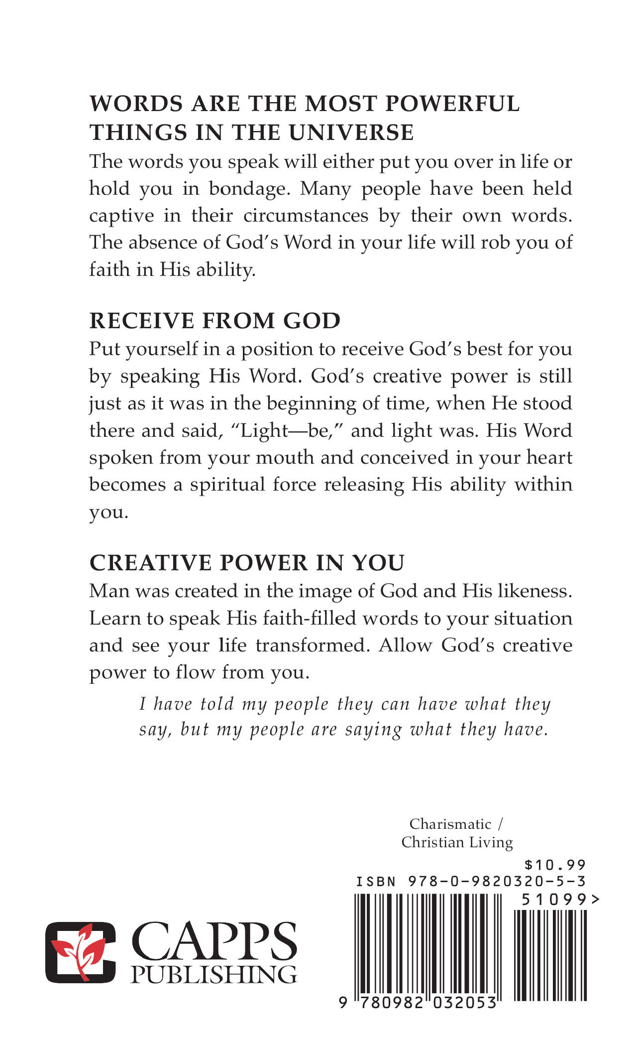 The Tongue A Creative Force Book Back Cover