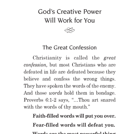 Capps Ministries God's Creative Power Gift Collection
