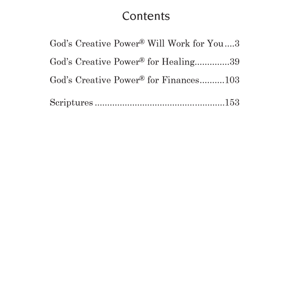 Capps Ministries God's Creative Power Gift Collection