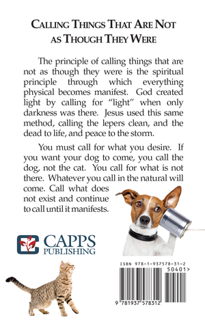 Charles Capps - Calling Things That Are Not - Mini-Book Back Cover