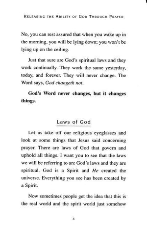Charles Capps, Releasing the Power of God Through Prayer Page 4