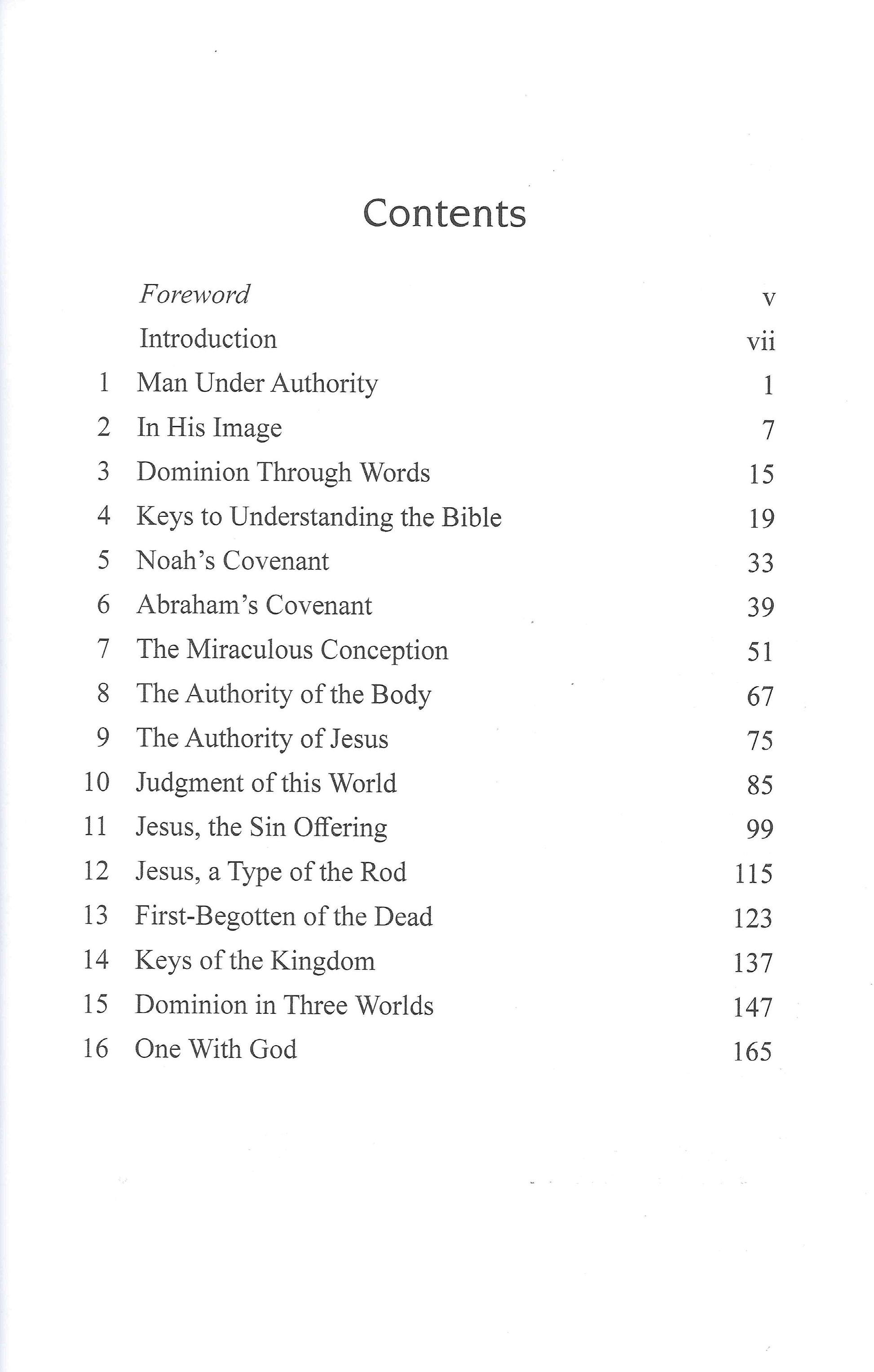 Authority in Three Worlds Book Table of Contents cappsminstries.com