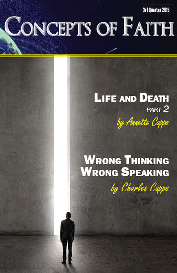 Concepts of Faith 2015 - 3rd Qtr Newsletter