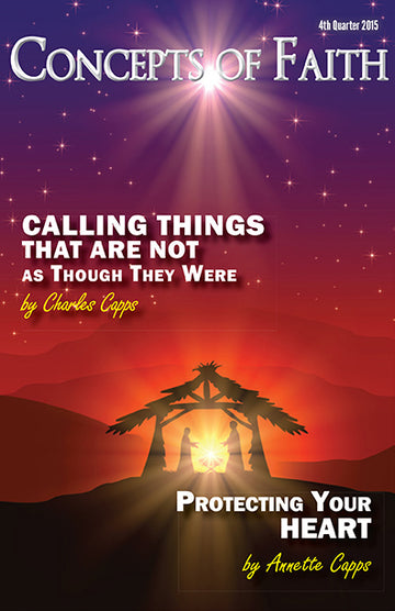 Concepts of Faith 2015 - 4th Qtr Newsletter 