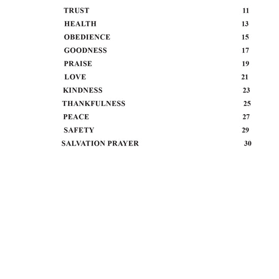 Contents page