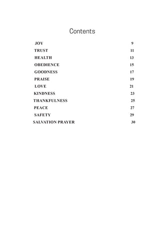 Contents page