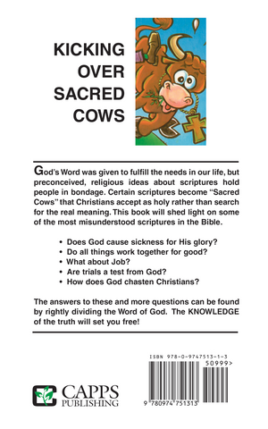 Kicking Over Sacred Cows back cover