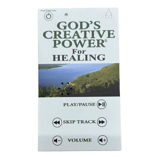 GCP for Healing Portable MP3 Player