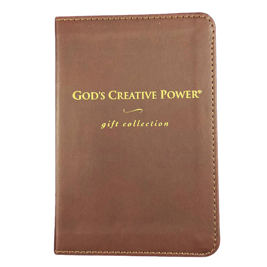 vegan leather book God's Creative Power Gift Collection 3 mini-books in 1 book. by Charles Capps and Annette Capps cappsministries.com