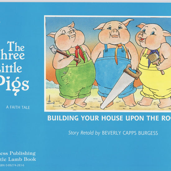 Beverly Capps, Three Little Pigs Front Cover